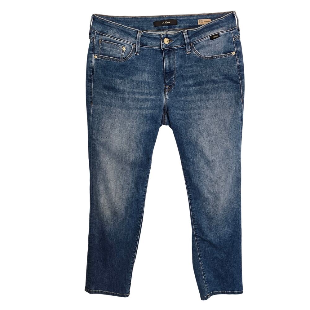Mavi Jeans Womens Size 28P Blue Emma Slim Boyfriend Mid Rise Stretch Casual